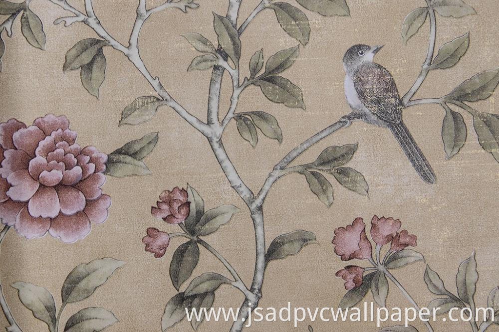 Non-woven 3D wallpaper